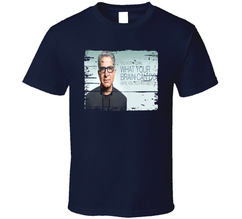 Deepak Chopra Author Tribute Poster Worn Look Cool Writers T Shirt