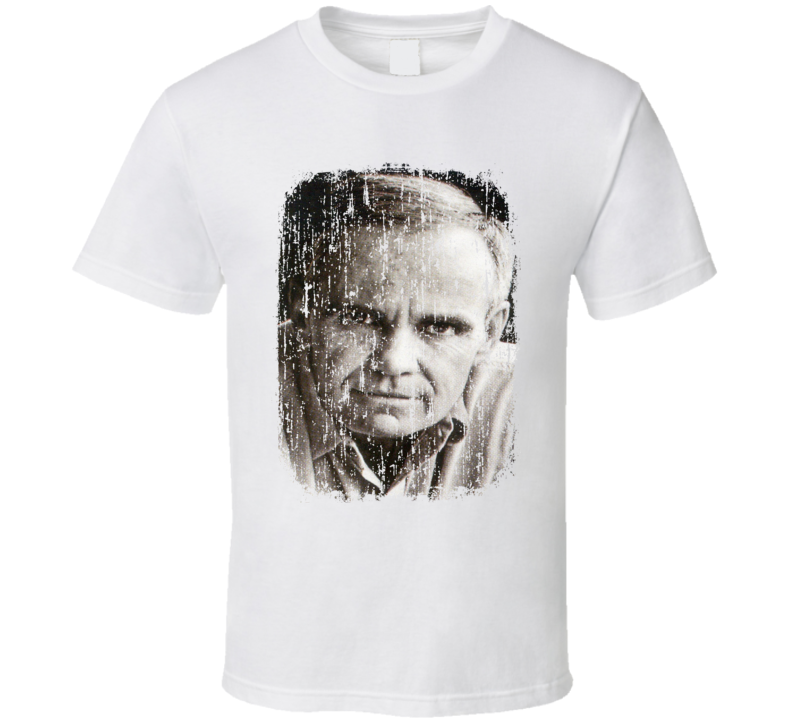Cormac McCarthy Author Tribute Poster Worn Look Cool Writers T Shirt Cormac McCarthy Author Tribute Poster Worn Look Cool Writers T Shirt
