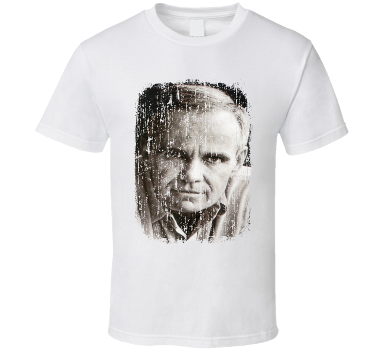 Cormac McCarthy Author Tribute Poster Worn Look Cool Writers T Shirt