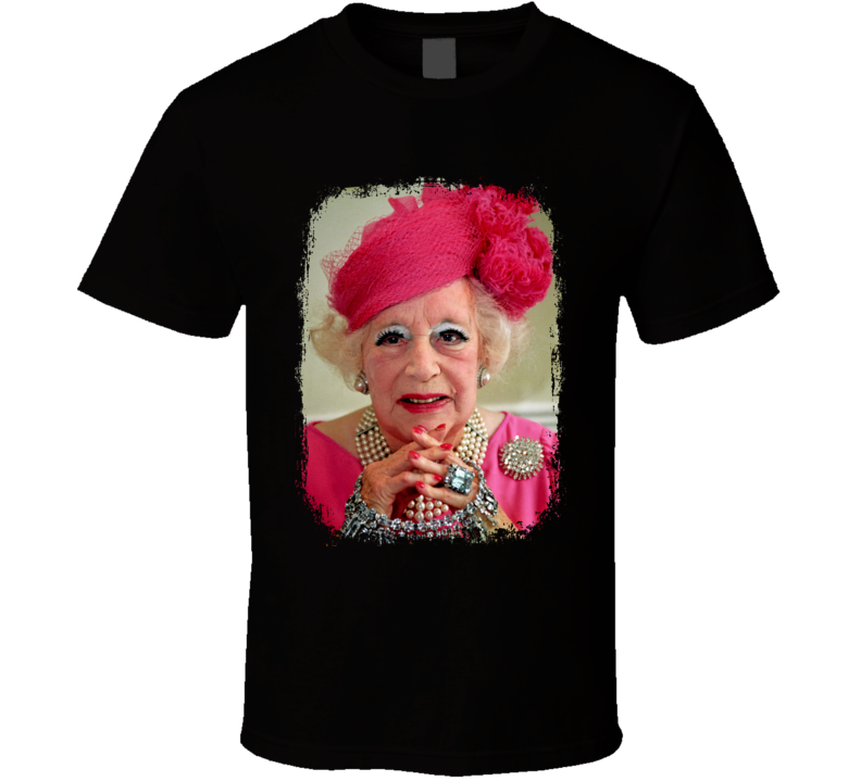 Barbara Cartland Author Tribute Poster Worn Look Cool Writers T Shirt