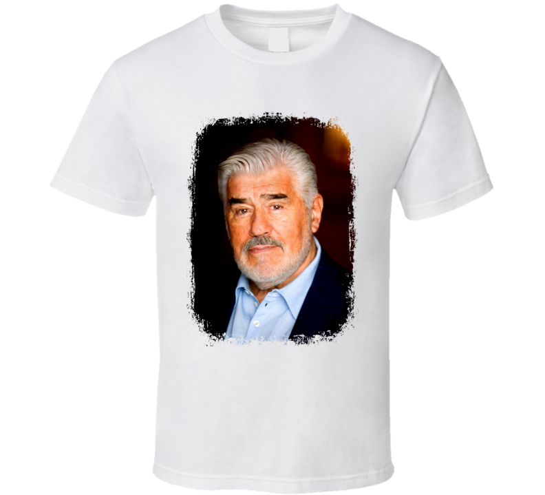 Mario Adorf Actor Celebrity Tribute Poster Worn Look Movie T Shirt