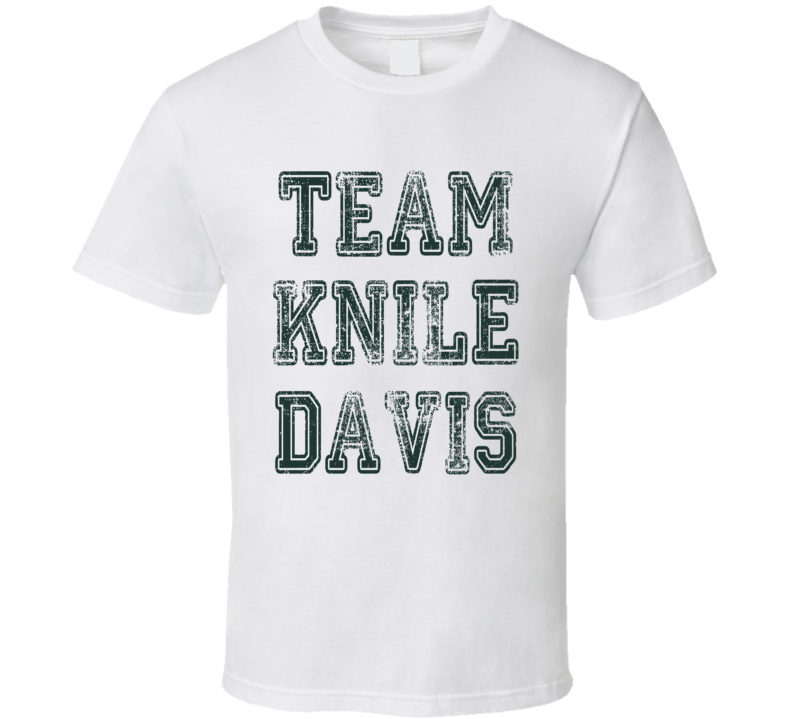 Team Knile Davis Green Bay Football Fan Worn Look Cool Sports T Shirt Team Knile Davis Green Bay Football Fan Worn Look Cool Sports T Shirt