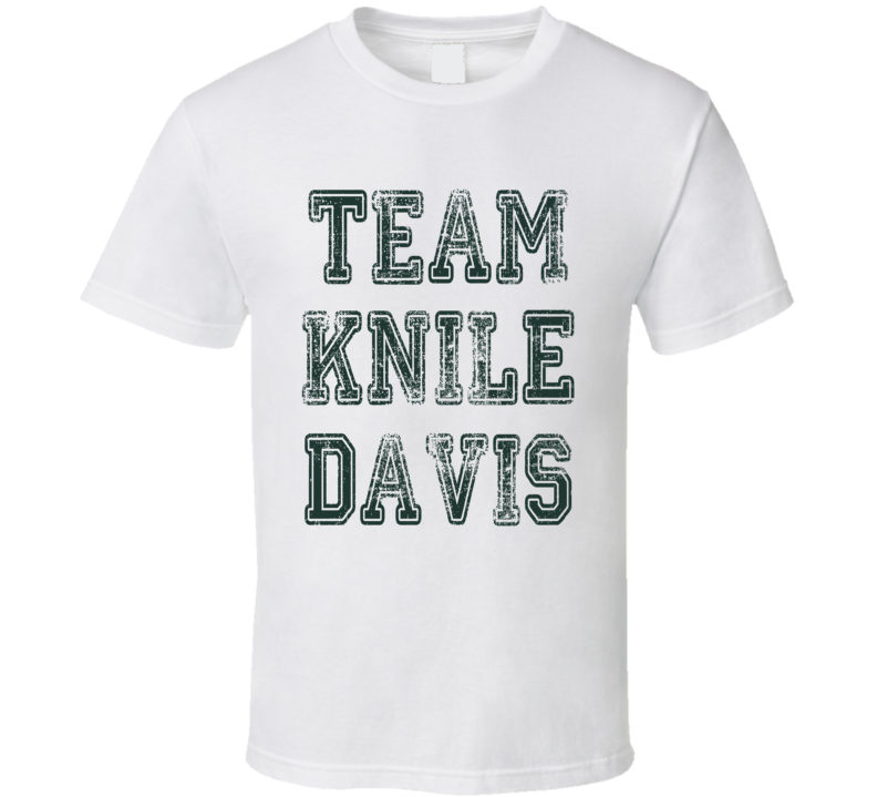 Team Knile Davis Green Bay Football Fan Worn Look Cool Sports T Shirt