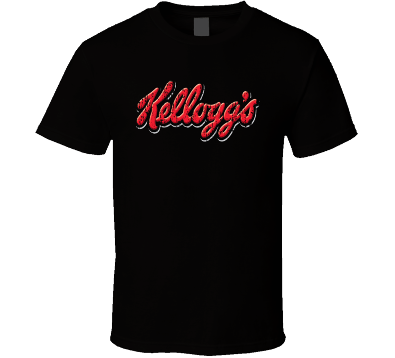 Kellogg Water Natural Mineral Drink Worn Look Cool Beverage T Shirt