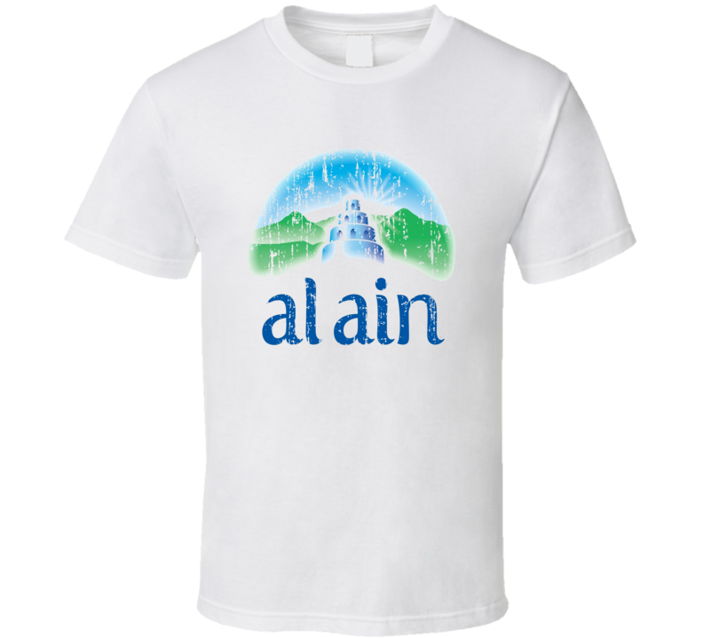 Al Ain Water Natural Mineral Drink Worn Look Cool Beverage T Shirt