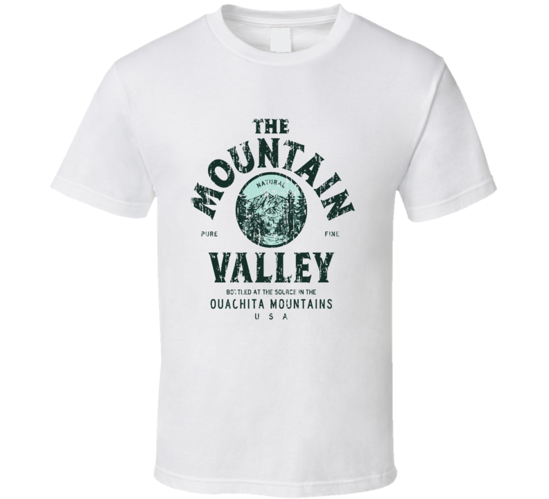 Mountain Valley Spring Water Mineral Drink Worn Look Beverage T Shirt Mountain Valley Spring Water Mineral Drink Worn Look Beverage T Shirt