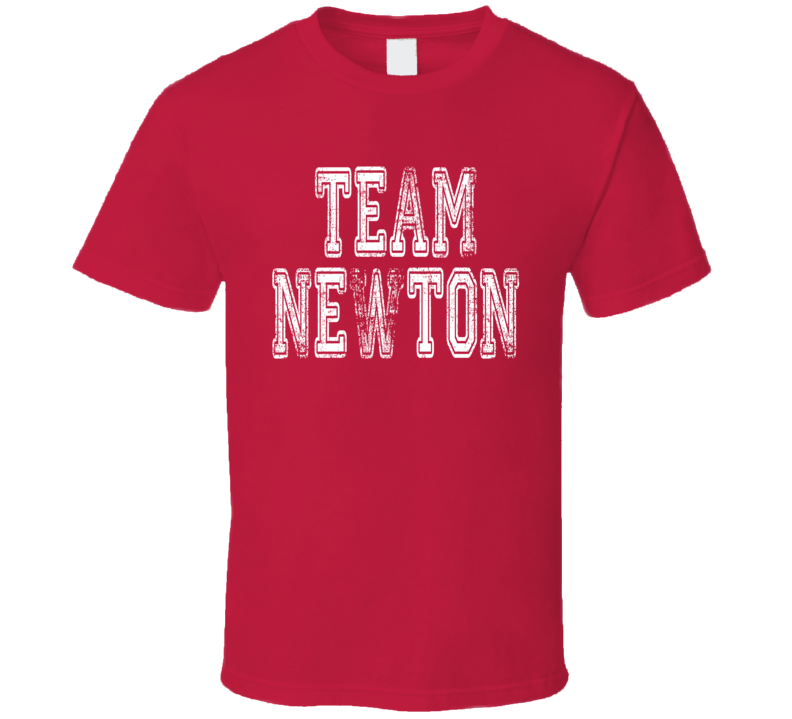 Team Newton Carolina Football Player Fan Worn Look Cool Sports Shirt