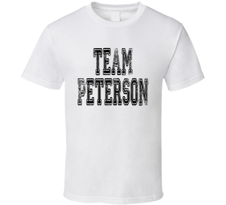 Team Adrian Peterson Minnesota Football Fan Worn Look Sports T Shirt