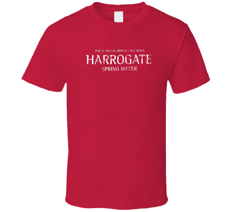 Harrogate Spa Water Mineral Drink Worn Look Cool Beverage T Shirt