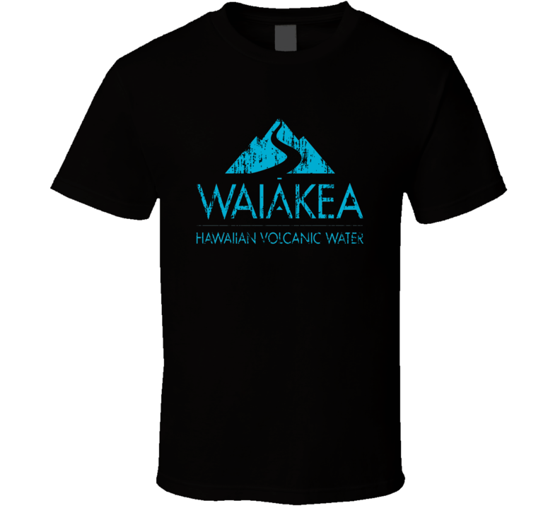 Waiakea Hawaiian Water Mineral Drink Worn Look Cool Beverage T Shirt Waiakea Hawaiian Water Mineral Drink Worn Look Cool Beverage T Shirt