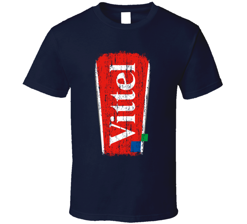 Vittel Water Natural Mineral Drink Worn Look Cool Beverage T Shirt