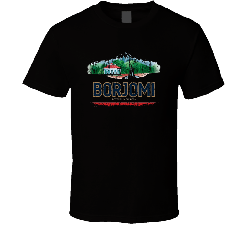 Borjomi Water Natural Mineral Drink Worn Look Cool Beverage T Shirt Borjomi Water Natural Mineral Drink Worn Look Cool Beverage T Shirt