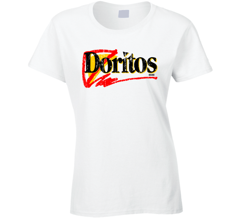 Doritos Mexican Cuisine Cool Spicy Food Worn Look Ladies T Shirt