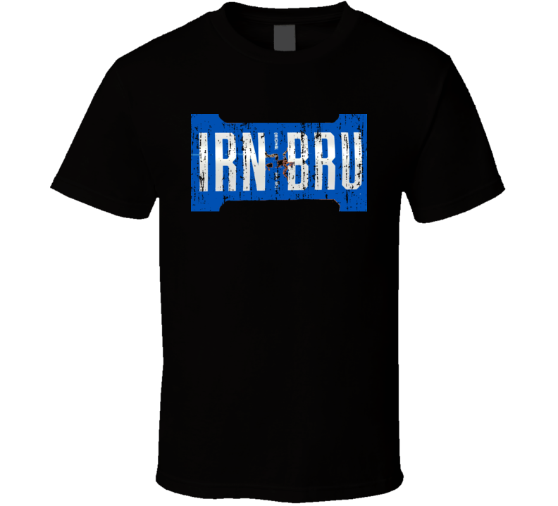 Irn-Bru 32 Energy Drink Cool Caffine Beverage Worn Look Sports T Shirt