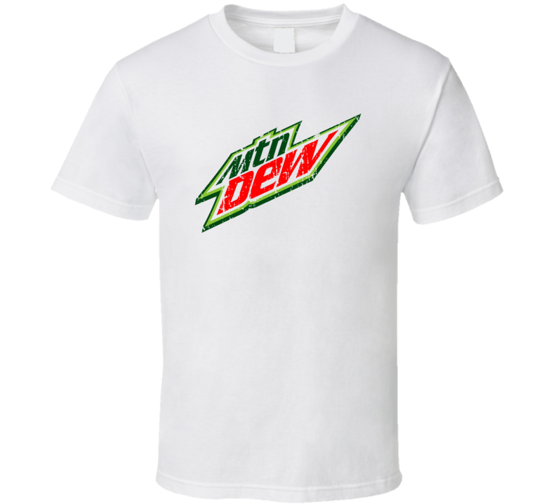 Mountain Dew Energy Drink Caffeine Beverage Worn Look Sports T Shirt Mountain Dew Energy Drink Caffeine Beverage Worn Look Sports T Shirt