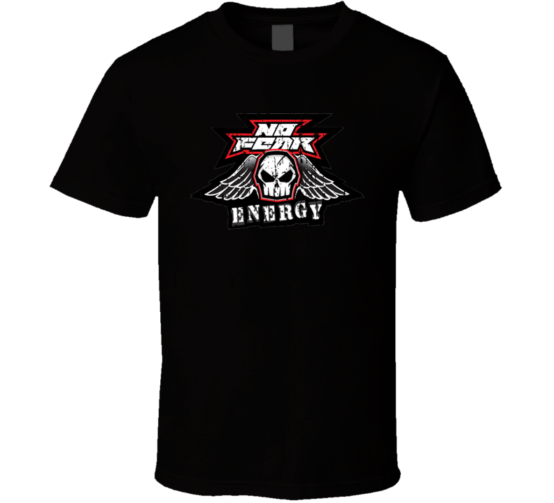 No Fear Energy Drink Cool Caffeine Beverage Worn Look Sports T Shirt No Fear Energy Drink Cool Caffeine Beverage Worn Look Sports T Shirt