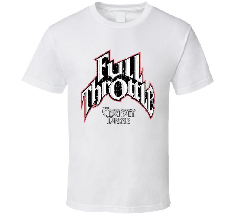 Full Throttle Energy Drink Caffine Beverage Worn Look Sports T Shirt Full Throttle Energy Drink Caffine Beverage Worn Look Sports T Shirt