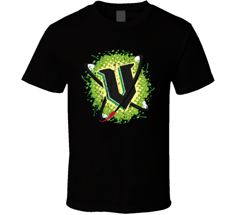 V Energy Drink Cool Caffeine Beverage Worn Look Sports T Shirt