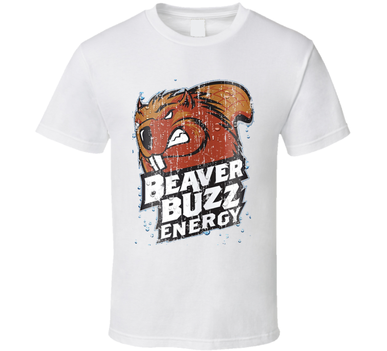 Beaver Buzz Energy Drink Caffine Beverage Worn Look Sports T Shirt Beaver Buzz Energy Drink Caffine Beverage Worn Look Sports T Shirt