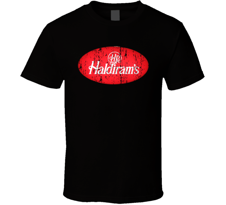 Haldiram's Indian Cuisine Cool Curry Food Lover Worn Look T Shirt