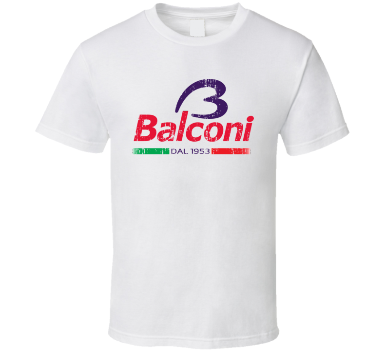 Balconi Italian Cuisine Spicy Food Lover Worn Look Cool T Shirt