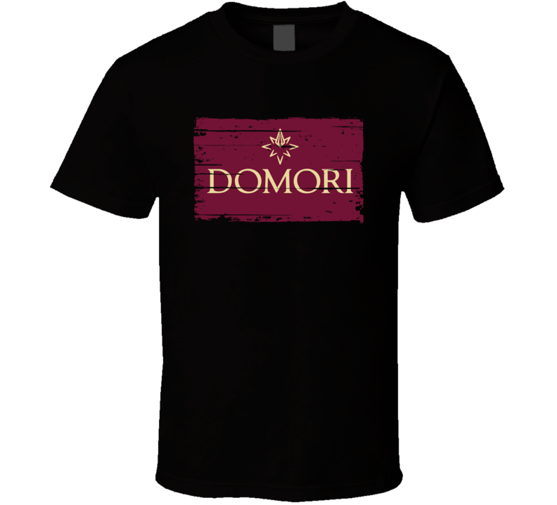 Domori Italian Cuisine Spicy Food Lover Worn Look Cool T Shirt