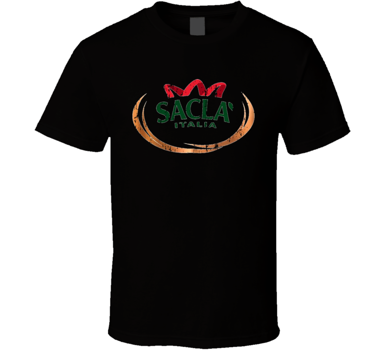 Sacla Italia Italian Cuisine Spicy Food Lover Worn Look Cool T Shirt