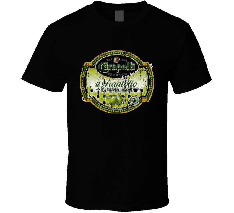 Carapelli Italian Cuisine Spicy Food Lover Worn Look Cool T Shirt Carapelli Italian Cuisine Spicy Food Lover Worn Look Cool T Shirt