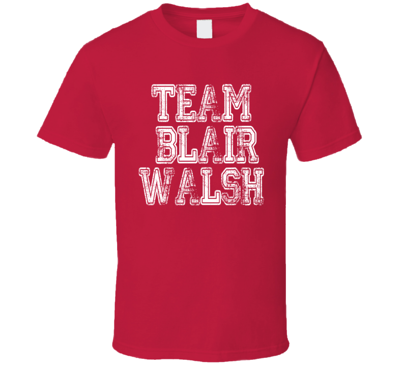 Team Blair Walsh Football Player Worn Look Cool Sports T Shirt Team Blair Walsh Football Player Worn Look Cool Sports T Shirt
