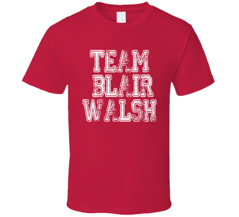 Team Blair Walsh Football Player Worn Look  Cool Sports T Shirt