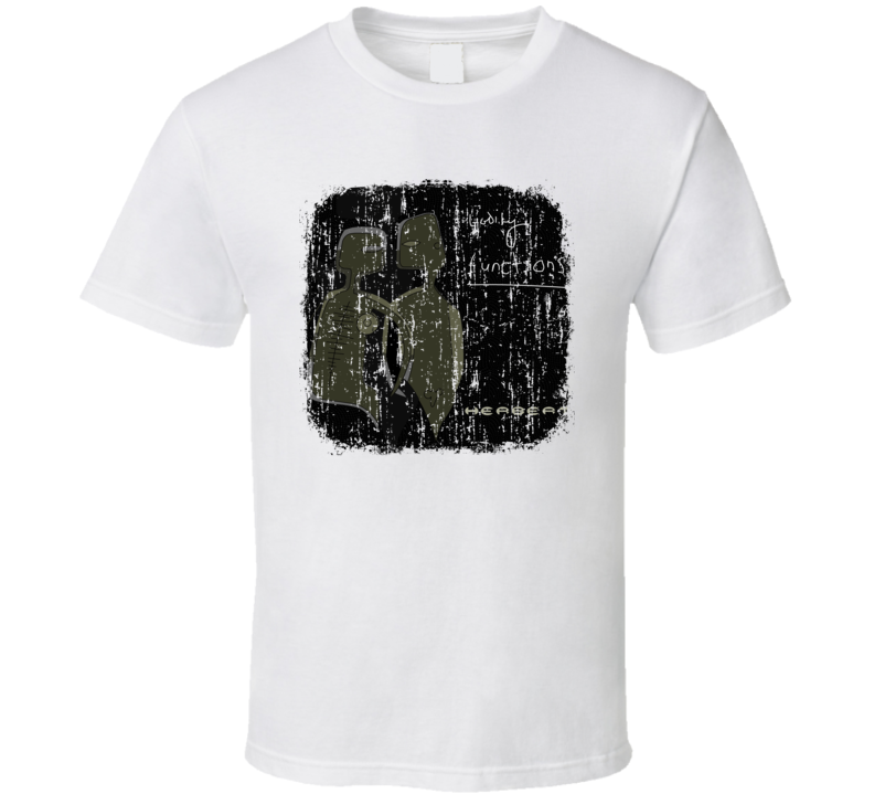 Herbert Bodily Functions EDM Album Poster Worn Look Music T Shirt Herbert Bodily Functions EDM Album Poster Worn Look Music T Shirt