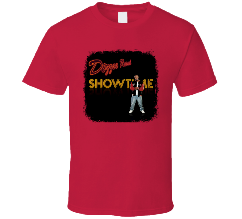 Dizzee Rascal Showtime EDM Album Poster Worn Look Music T Shirt