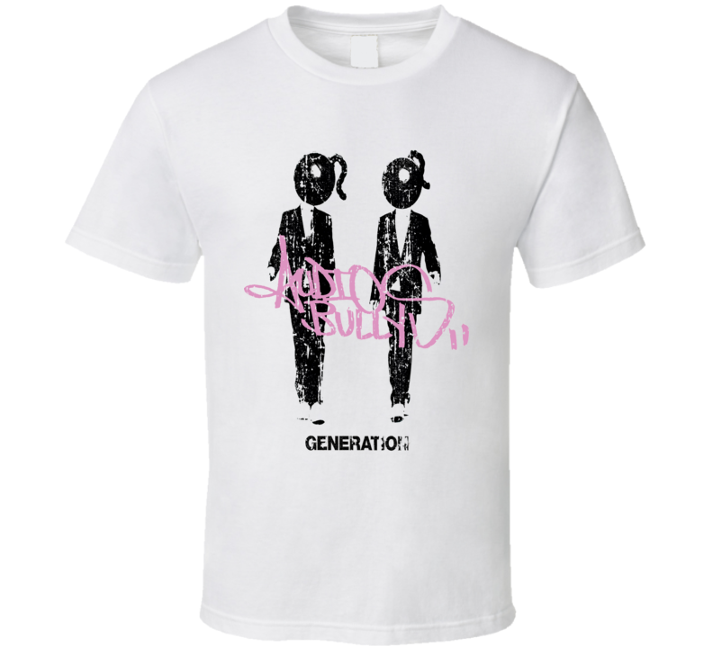 Audio Bullys Generation EDM Album Poster Worn Look Music T Shirt Audio Bullys Generation EDM Album Poster Worn Look Music T Shirt