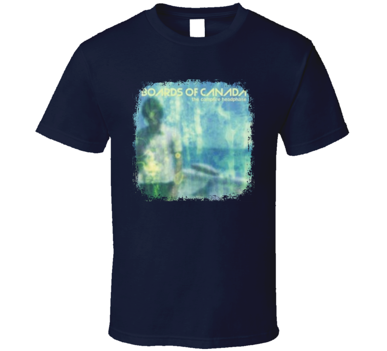 Boards Of Canada Campfire Headphase Poster Worn Look Music T Shirt Boards Of Canada Campfire Headphase Poster Worn Look Music T Shirt