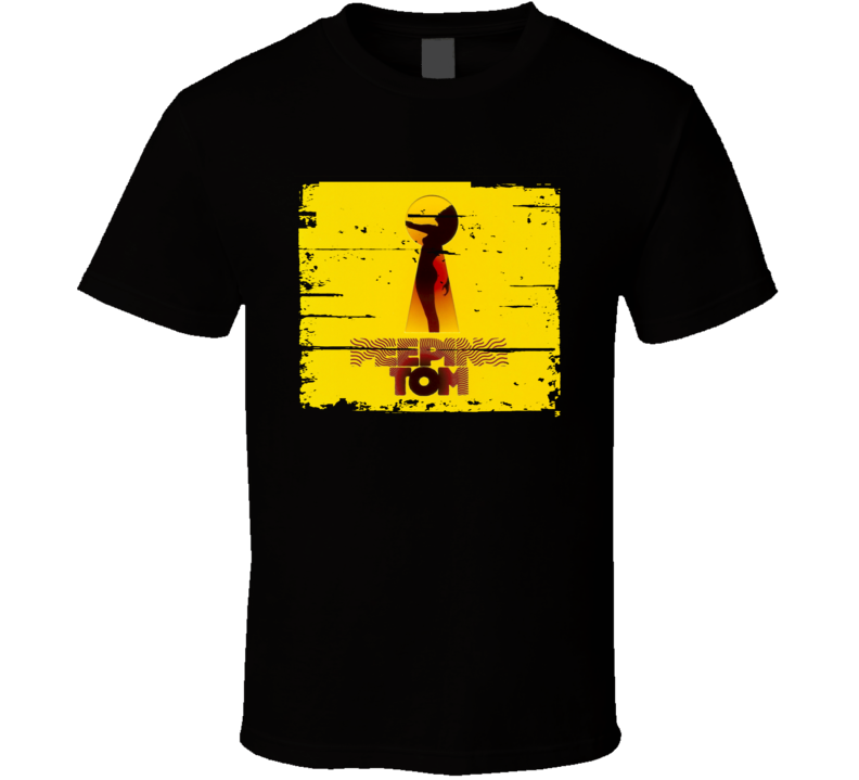 Peeping Tom EDM Album Poster Worn Look Music T Shirt Peeping Tom EDM Album Poster Worn Look Music T Shirt