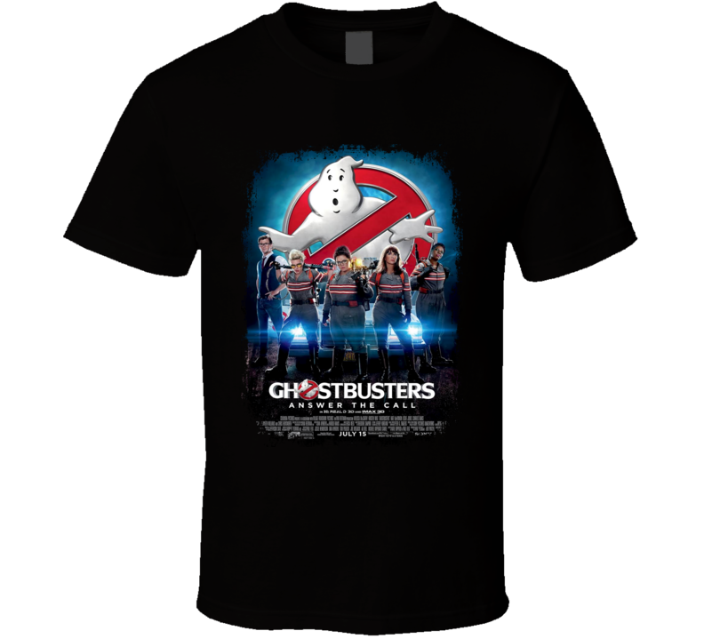 Ghostbusters Movie Poster Worn Look Cool Comedy Film Gift T Shirt Ghostbusters Movie Poster Worn Look Cool Comedy Film Gift T Shirt
