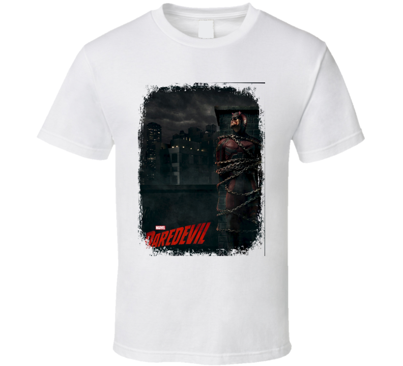 Daredevil TV Show Poster Worn Look Cool Hip Gift T Shirt Daredevil TV Show Poster Worn Look Cool Hip Gift T Shirt