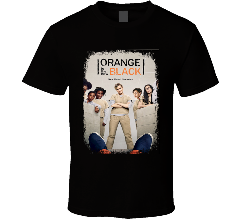 Orange Is The New Black TV Show Poster Worn Look Cool Hip Gift T Shirt Orange Is The New Black TV Show Poster Worn Look Cool Hip Gift T Shirt