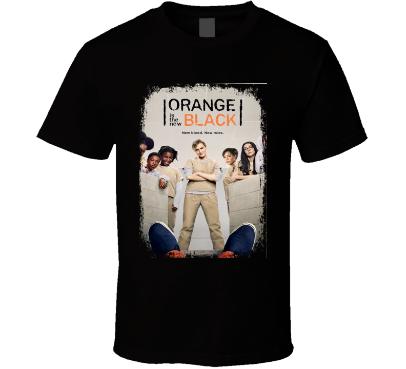 Orange Is The New Black TV Show Poster Worn Look Cool Hip Gift T Shirt