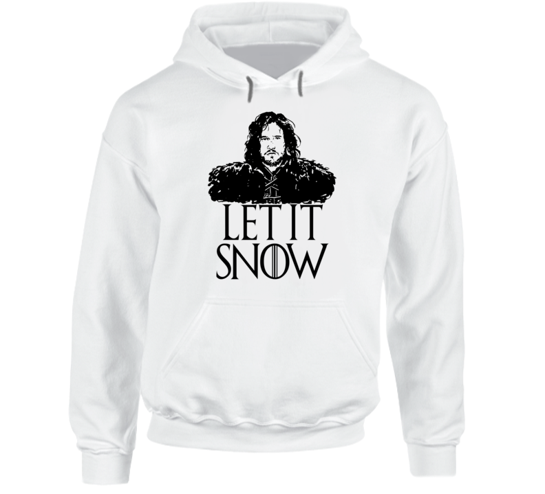 Let it Snow Game of Thrones Jon Snow Funny TV Show Xmas Gift Hoodie Let it Snow Game of Thrones Jon Snow Funny TV Show Xmas Gift Hoodie