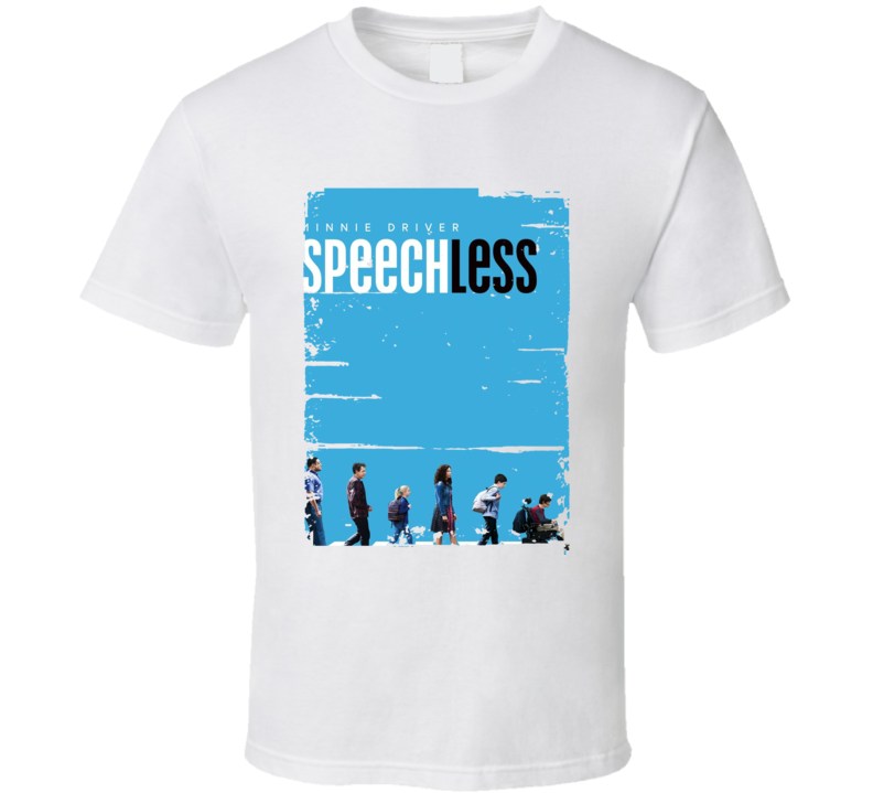 Speechless TV Show Poster Worn Look Cool Hip Gift T Shirt