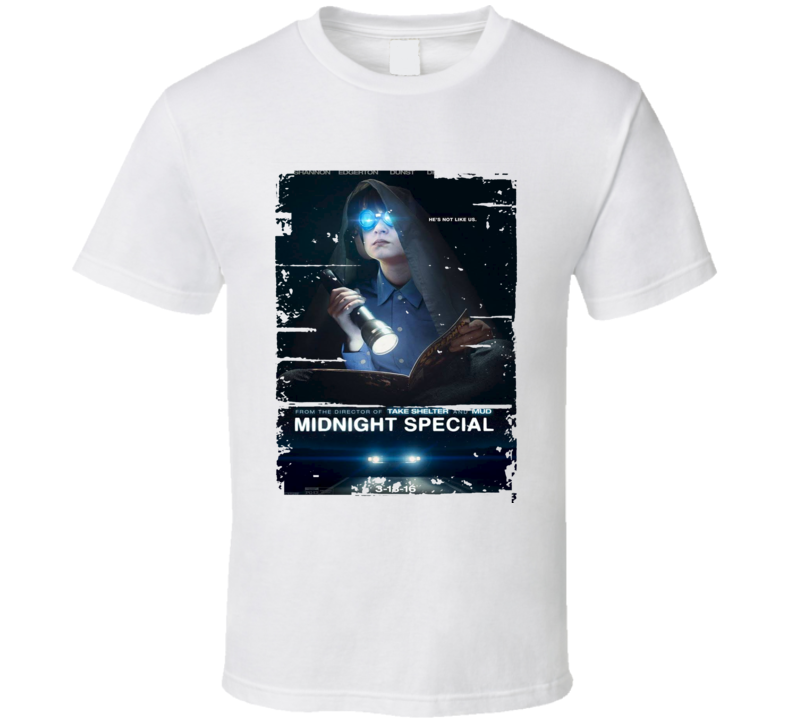 Midnight Special Movie Poster Worn Look Cool Fiction Film Gift T Shirt Midnight Special Movie Poster Worn Look Cool Fiction Film Gift T Shirt