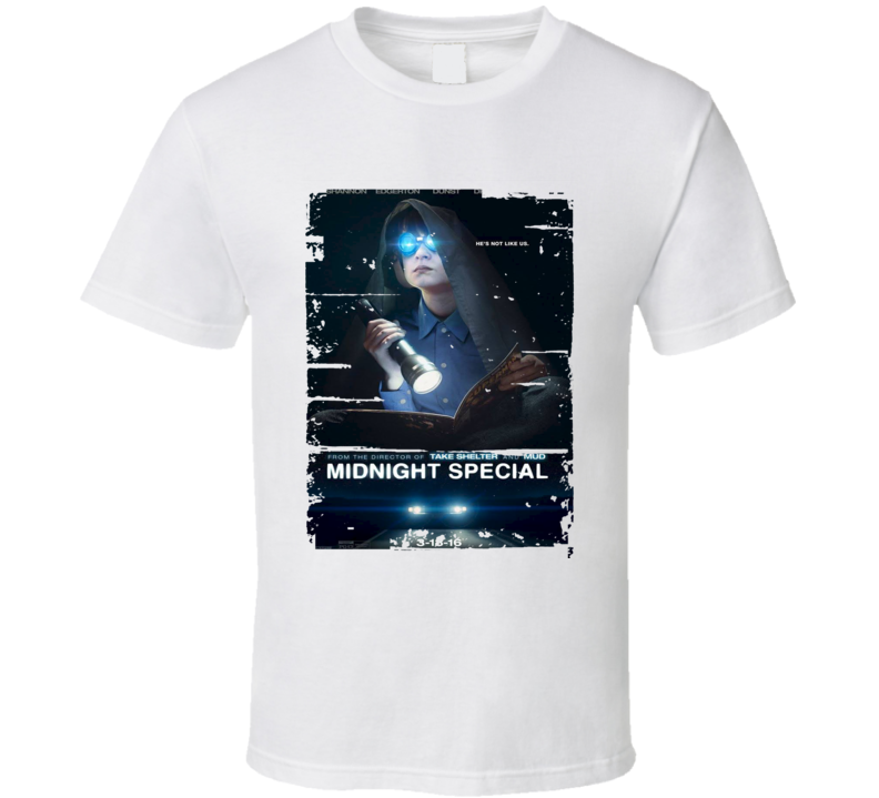 Midnight Special Movie Poster Worn Look Cool Fiction Film Gift T Shirt