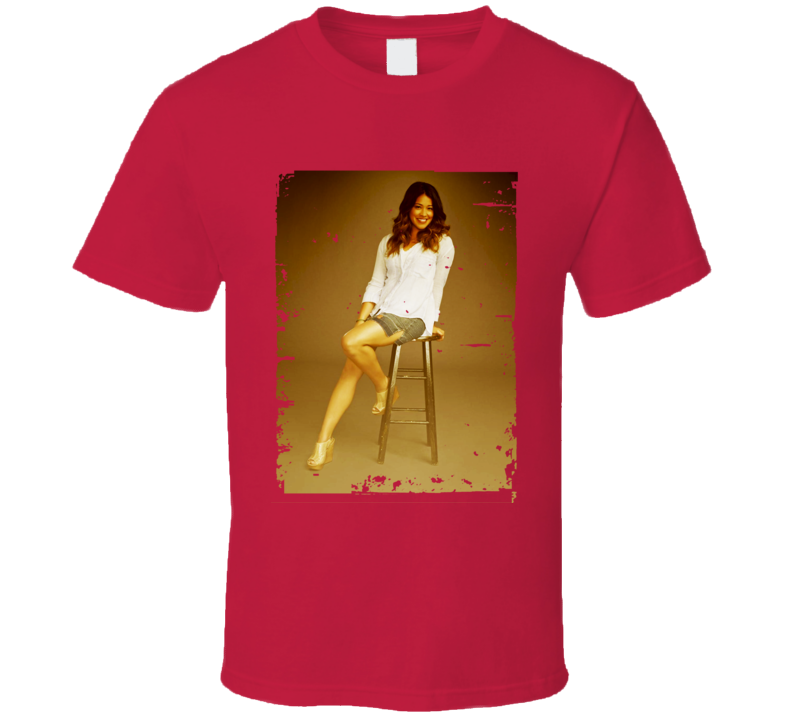 Jane Villanueva Jane The Virgin Poster Worn Look TV Show T Shirt Jane Villanueva Jane The Virgin Poster Worn Look TV Show T Shirt