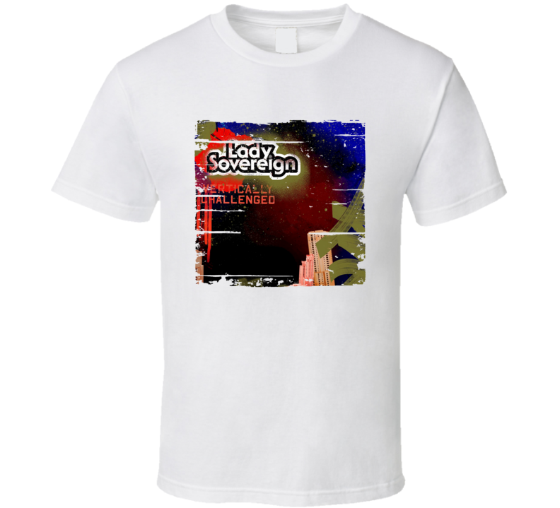 Lady Sovereign Jigsaw EDM Album Poster Worn Look Music T Shirt Lady Sovereign Jigsaw EDM Album Poster Worn Look Music T Shirt