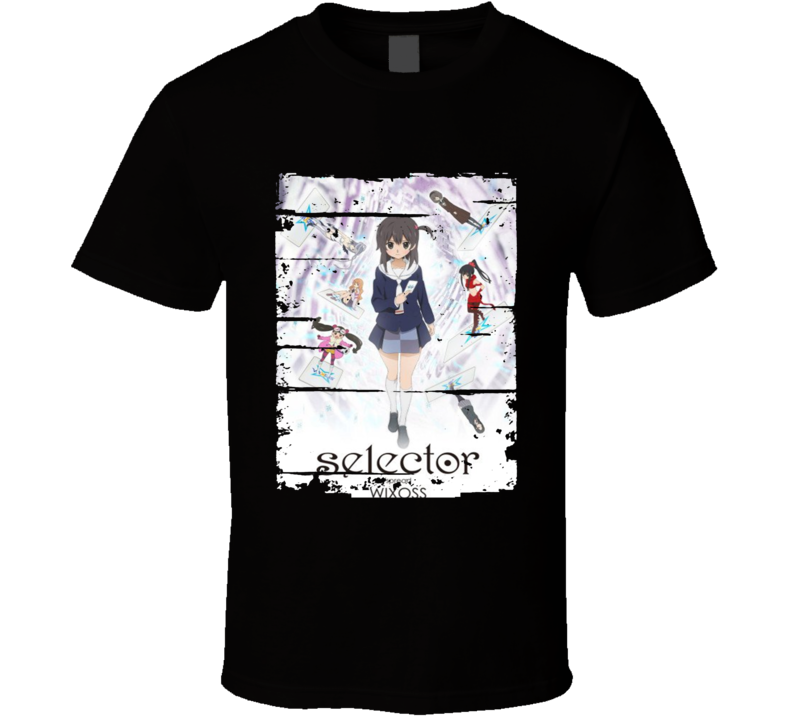 Selector Spread WIXOSS Anime Battle Cards Worn Look Cool T Shirt