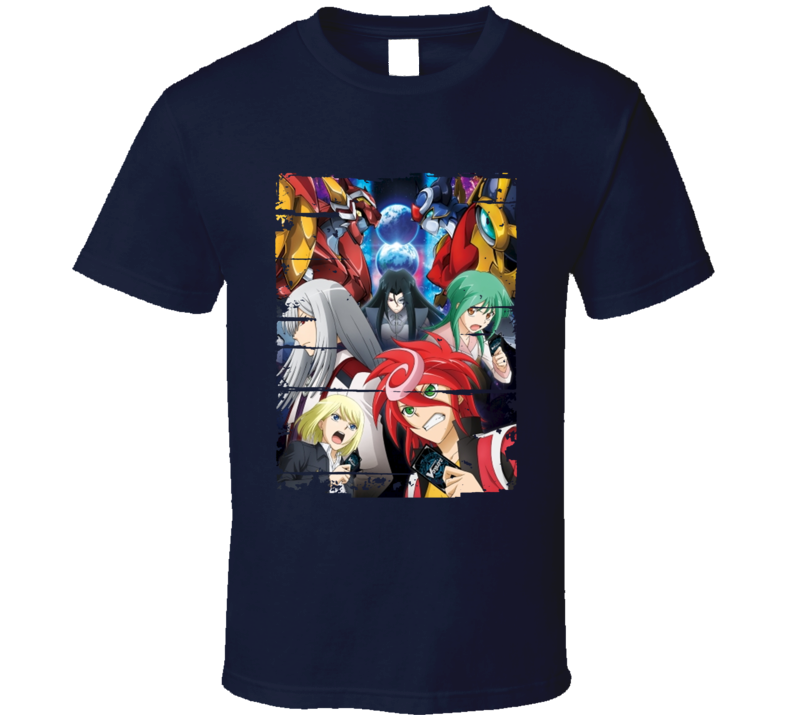 Cardfight Vanguard G Stride Gate Anime Battle Card Worn Look T Shirt Cardfight Vanguard G Stride Gate Anime Battle Card Worn Look T Shirt