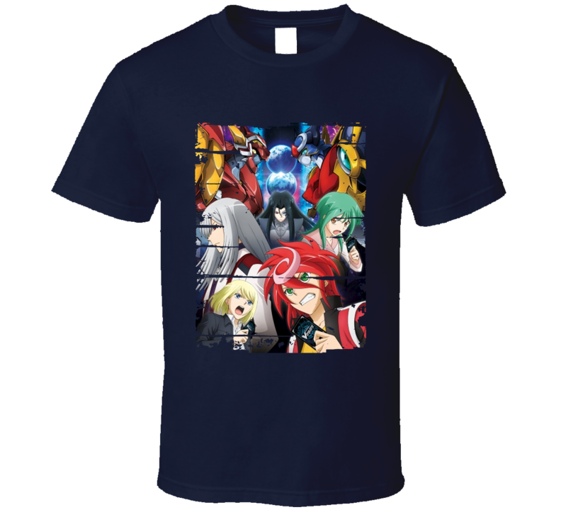 Cardfight Vanguard G Stride Gate Anime Battle Card Worn Look T Shirt