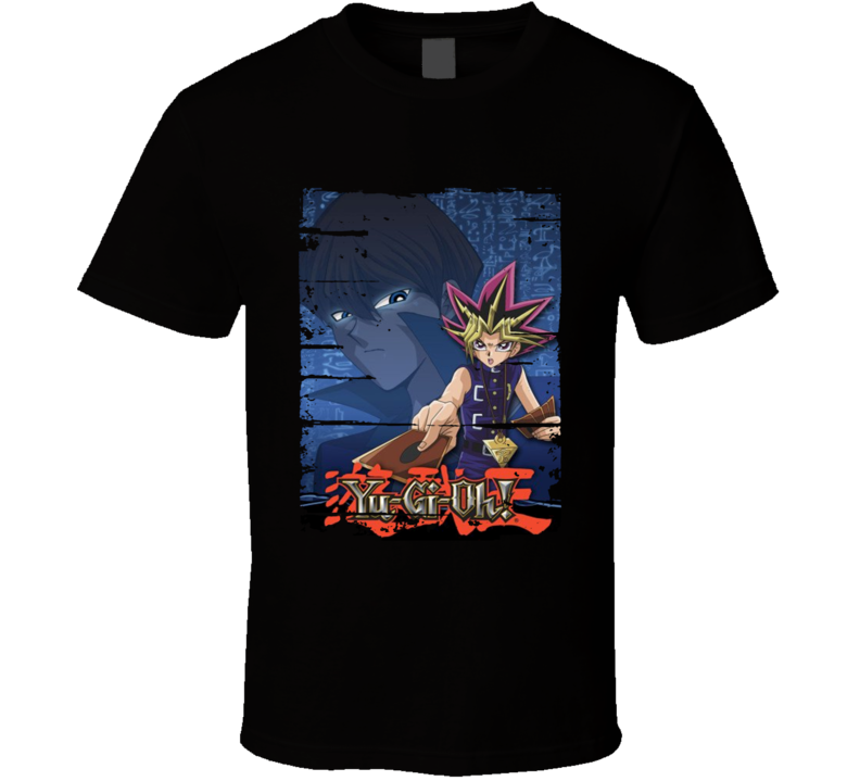 Yu-Gi-Oh Duel Monsters Anime Battle Card Worn Look Cool T Shirt Yu-Gi-Oh Duel Monsters Anime Battle Card Worn Look Cool T Shirt