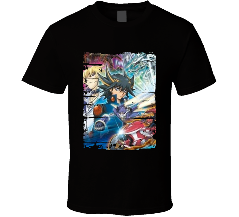 Yu-Gi-Oh Stardust vs Red Demons Anime Battle Card Worn Look T Shirt